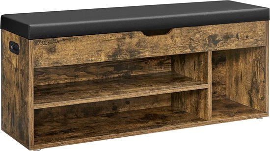 MIRA Home - Schoenenbank - Schoenenopberger - Zwart - 30x100x44