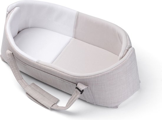 Doomoo Nest'n Go - Le nid de bébé idéal pour la maison et Bébé en route - Coton biologique - Sable