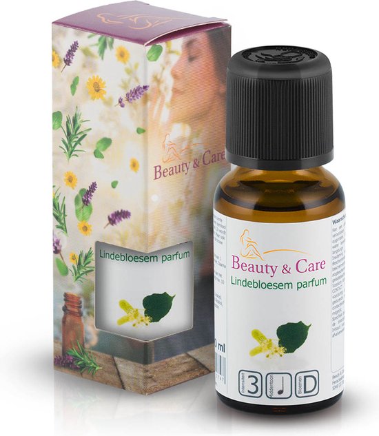 Beauty&Care® Parfum Olie - Lindebloesem Parfum met Warme, Zoete, Bloemige Lindenbloesem Geur - Aroma Olie voor Massage, Diffuser, Aromabrander en Sauna Opgietmiddel - 20 ml - Verzorging & Accessoires