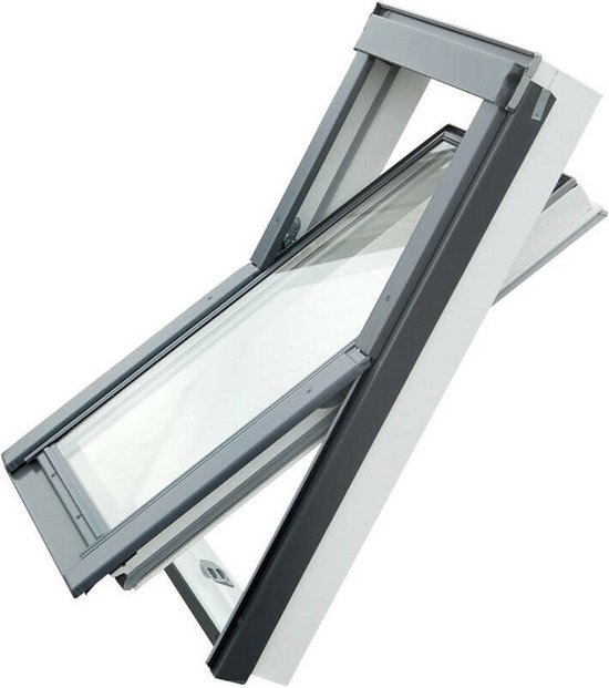 Puits de lumière Timlux BASE PRO PVC M4A 78x98 avec solin