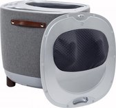 Bol.com Taurus Wellness Voet Massage Kruk zwart - hocker - poef - verwarmd - shiatsu - compressie aanbieding