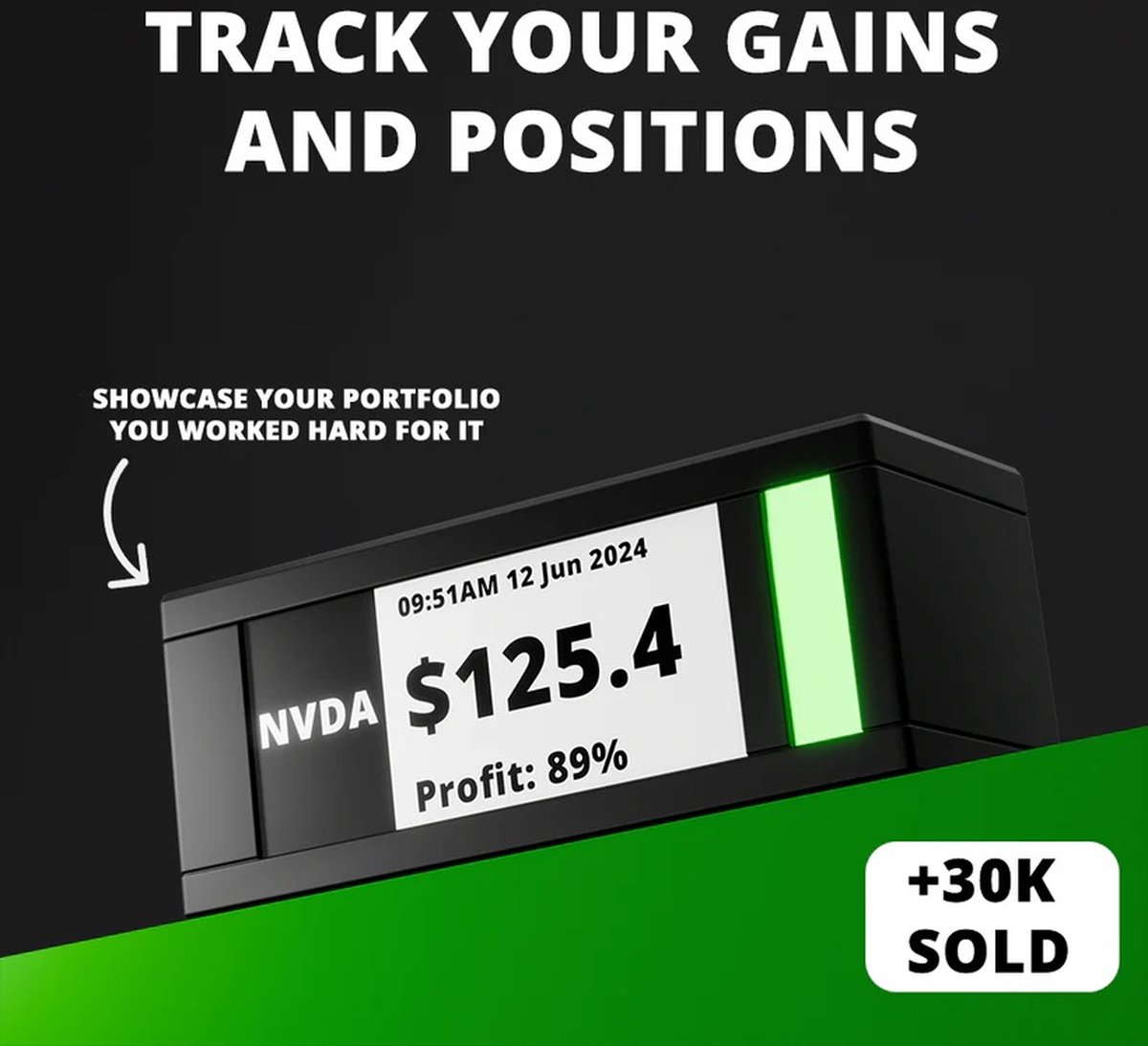 Tickrmeter - Bitcoin - Prijsticker voor Crypto en aandelen - Wifi - Accu -  App | bol