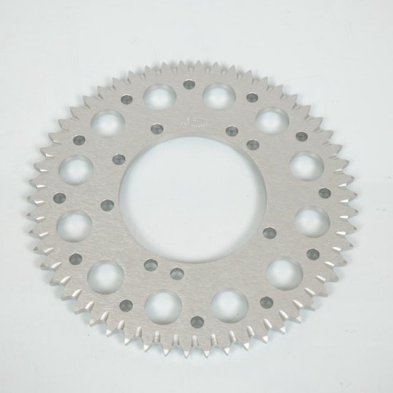 Couronne transmission alu 54 dents pas 428 pour moto Kawasaki 100 KX 1987 à 2012 Neuf