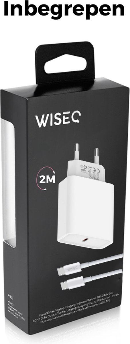 40W USB C Oplader voor iPhone 17 Air 16 16e 15 Pro Max Plus, iPad, Samsung