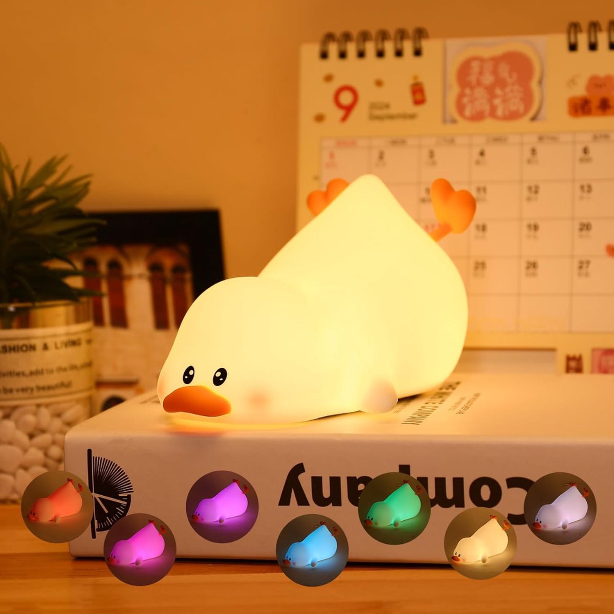 DD® Kindernachtlampen - Nachtlampje Volwassenen - Nachtlampje Kinderen - 13x8x7cm - Geel