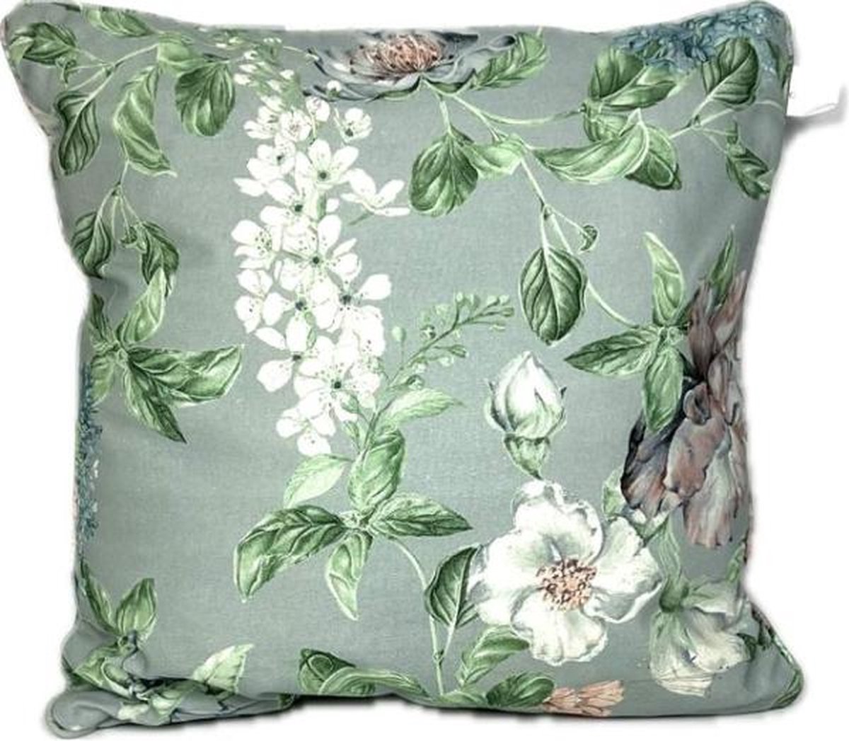 Madison sierkussen 50x50 cm Fiori grey nvt