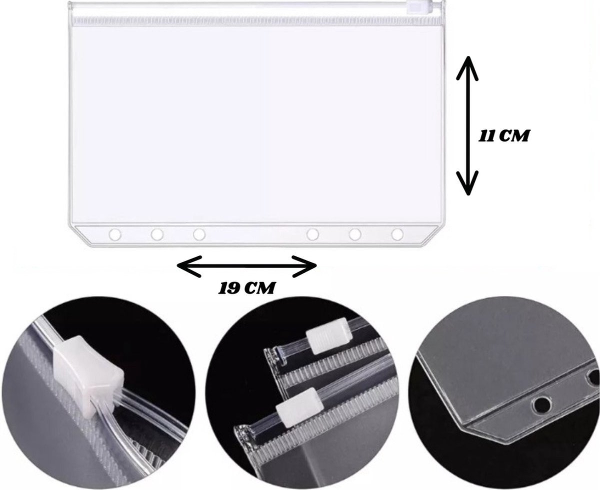 Tiger 301829 A5 Transparent Perforated Poly Bags - Pack of 100 Quality Sleeves