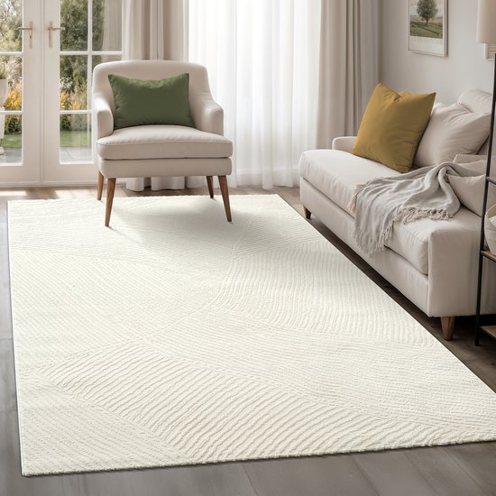 Paco Home Vloerkleed voor de woonkamer, effen, eenvoudig en modern, laagpolig, verschillende Maten/kleuren, afmetingen: 160 cm, rond, kleur: koper