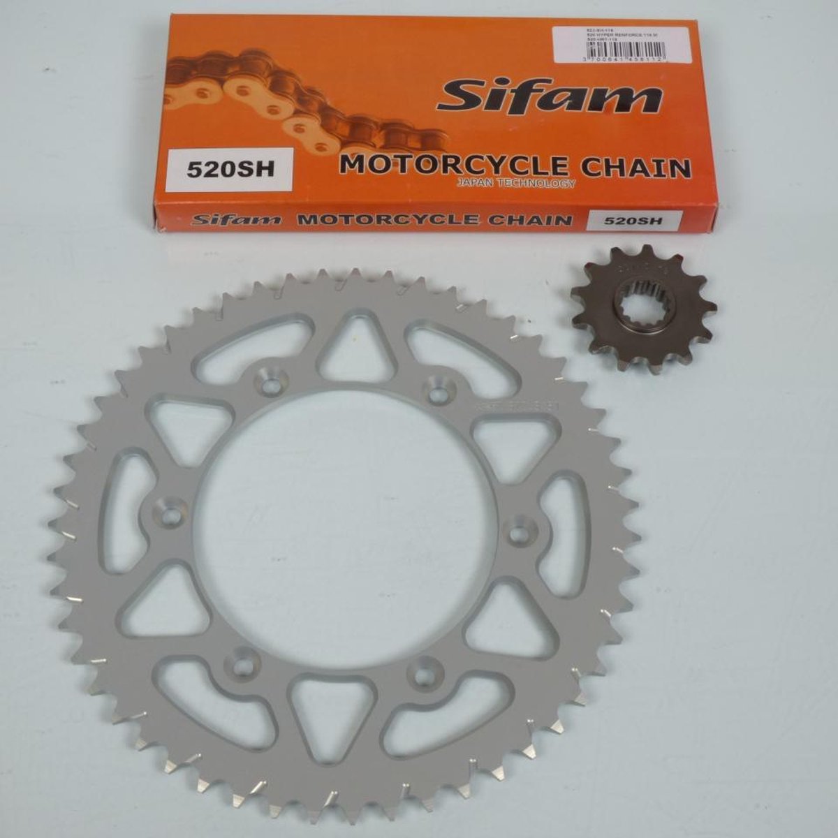 sifam kettingset voor motorfiets gas 300 tt 1997 tot 1999 13x51 nieuw
