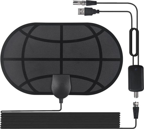 EMOS Antenne Active Universelle pour intérieur et extérieur (0-80 km EMOS Antenne Active Universelle pour intérieur et extérieur (0-80 km