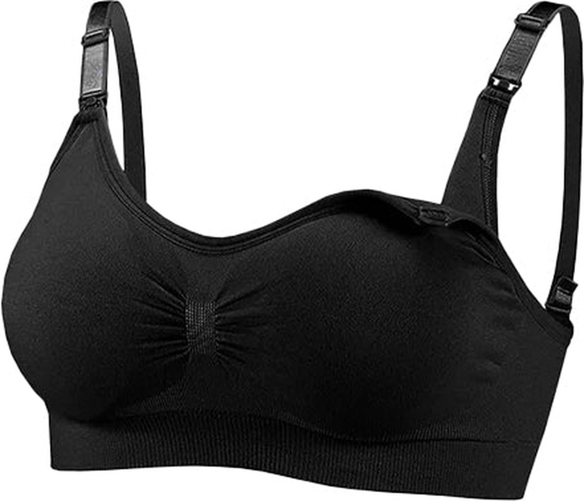 ATTREZZO® Voedingsbh - 75B - 75C - Zwart - Zonder Beugel