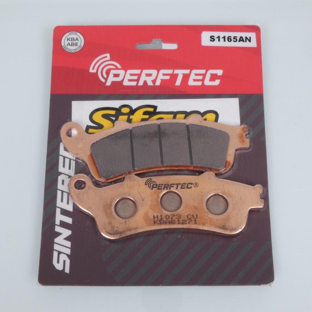 perftec remblok voor motor honda 1100 cbr xx 1997 tot 2007 avg avd ar