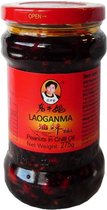 Lao Gan Ma Old Mother Pinda in Chili Olie 275g peanuts
