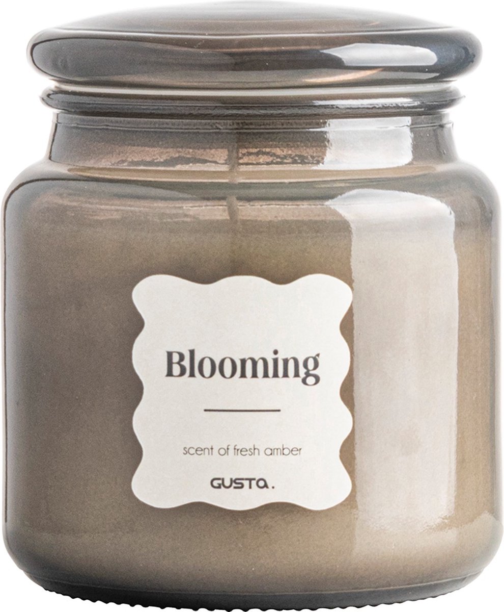 Gusta - Geurkaars in apothekerspot BLOOMING - 10x11 cm