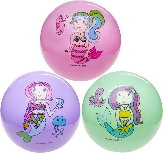 Foto: Zeemeermin bal speelbal voetbal buitenspeelgoed speelgoed cadeau voor kinderen 23 cm