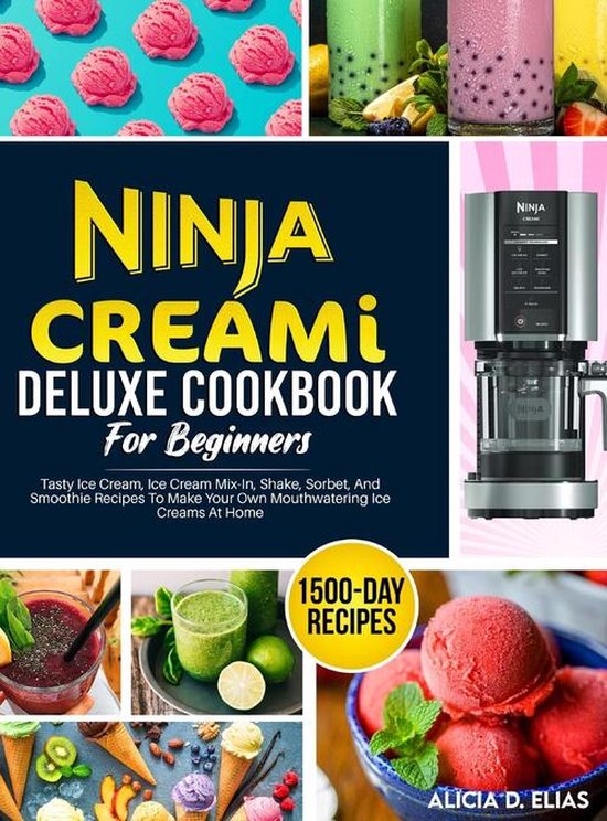 Ninja CREAMI Deluxe Cookbook For Beginners - cover