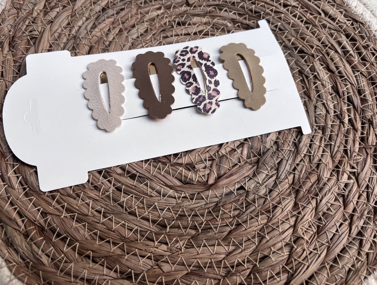 Klikklak haarspeldjes Loes 4cm - kinderknipjes - Babyhaarclipjes - Kinderhaaraccessoires - Haarspeldjes kinderen - Haaraccessoires meisjes - Haarspeldjes baby - Kinder haarspeldjes - Kinder haarclips - Haarspeldjes kind