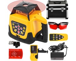 VEVOR Bouw Laser Roterende Laser Laser Waterpas Kruislijn Laser Rotary Laser Level Red Beam 500m Range Waterproof Building Self-Leveling