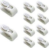10 stuks - Dekbedclips - Dekbed Knijpers - Dekbed Klemmen - Clips - Quilt om weglopen te voorkomen - Lichtgroen - 6*2.2*2.3cm - kunststof