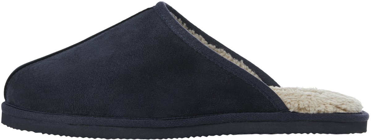 Jack & Jones - Heren Sloffen Dudely Microfiber Pantoffel - Blauw - Maat 42