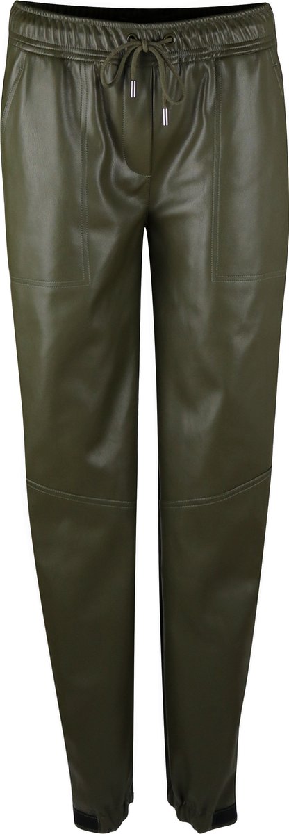 Princess goes Hollywood • groene leerlook broek • maat 36