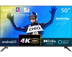 CHiQ U50H7C - Smart TV 50 Inch - 4K UHD - 50 Inch (126cm) - Android TV - Google Assistant - Netflix CHiQ U50H7C - Smart TV 50 Inch - 4K UHD - 50 Inch (126cm) - Android TV - Google Assistant - Netflix