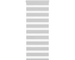 vidaXL - Zebra - rolgordijn - 65x150 - cm - stofbreedte - 60,9 - cm - lichtgrijs