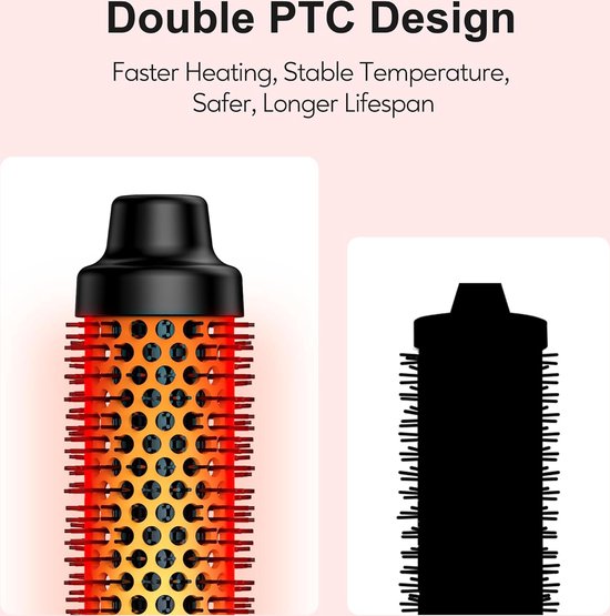 Brosse chauffante Equivera - Brosse chauffante Equivera - Brosse chauffante - Brosse Heat - Brosse thermique