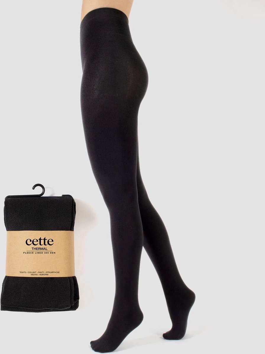 Cette Fleece Panty M/L - Thermische panty met warme fleece binnen - ondoorzichtige panty