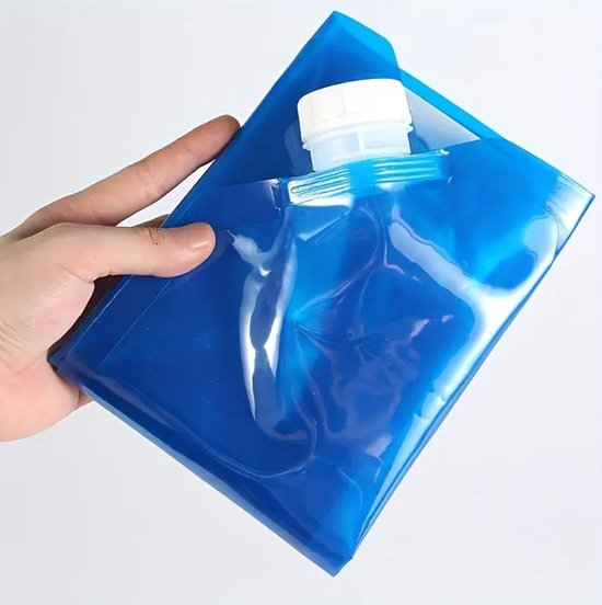 Dutchers® Watercontainer - * - Waterzak - Opvouwbaar - Handig Meenemen - Bewaren - Noodrantsoen - Watertank - Jerrycan - 10 Liter - BPA-Vrij van Dutchers — afbeelding 2
