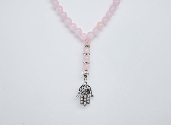 Vintage Goudkleurige Ketting met Natuursteen Punt Hanger