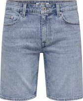 ONLY & SONS - ONSWEFT 2-PACK PIM DNM SHORTS - Heren - Bermuda shorts