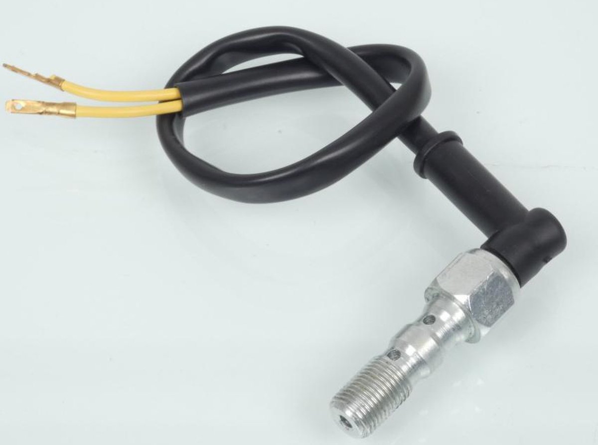 Vis double raccord banjo M10 P100 avec contacteur de frein hydraulique pour moto Neuf