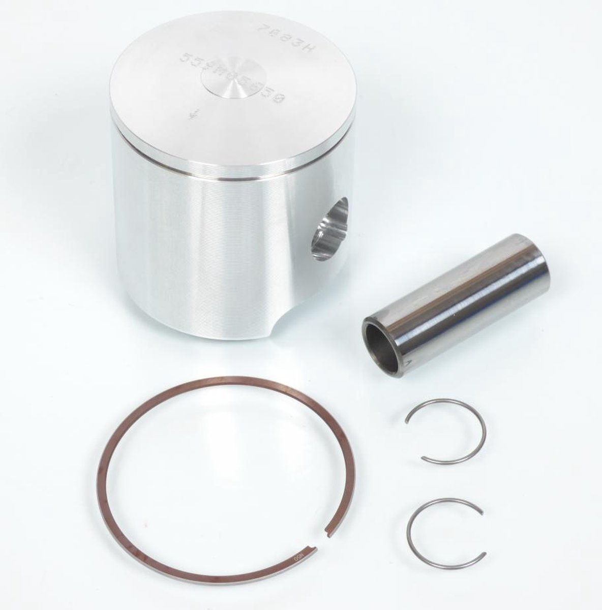 Piston moteur Wiseco Ø56.50mm surcote +0.50mm pour moto Yamaha 125 YZ 1986-1988