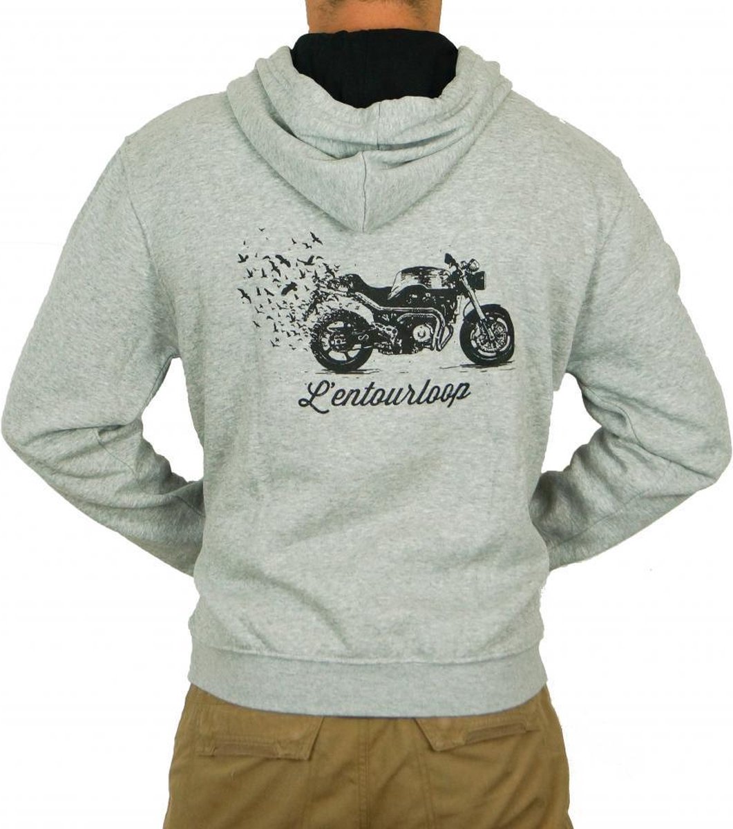 Sweat L Entourloop Motorcycle pour Homme L Entourloop Motorcycle Taille L BIRDY / EN-SHM-BD-GB-L Neuf