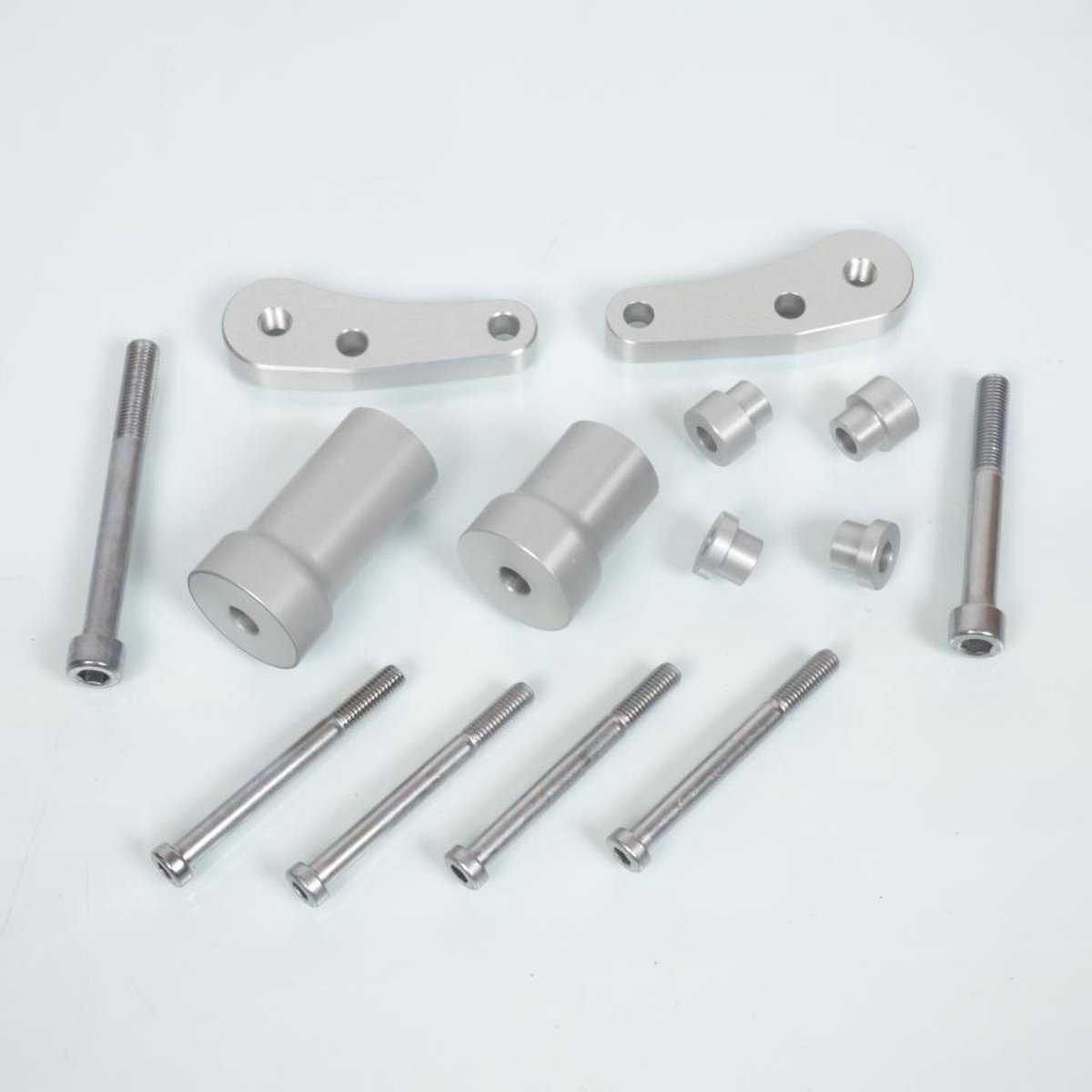 Kit crash pads tampon pare carter LSL voor moto Suzuki 1200 Bandit 1996-2006 Grijs