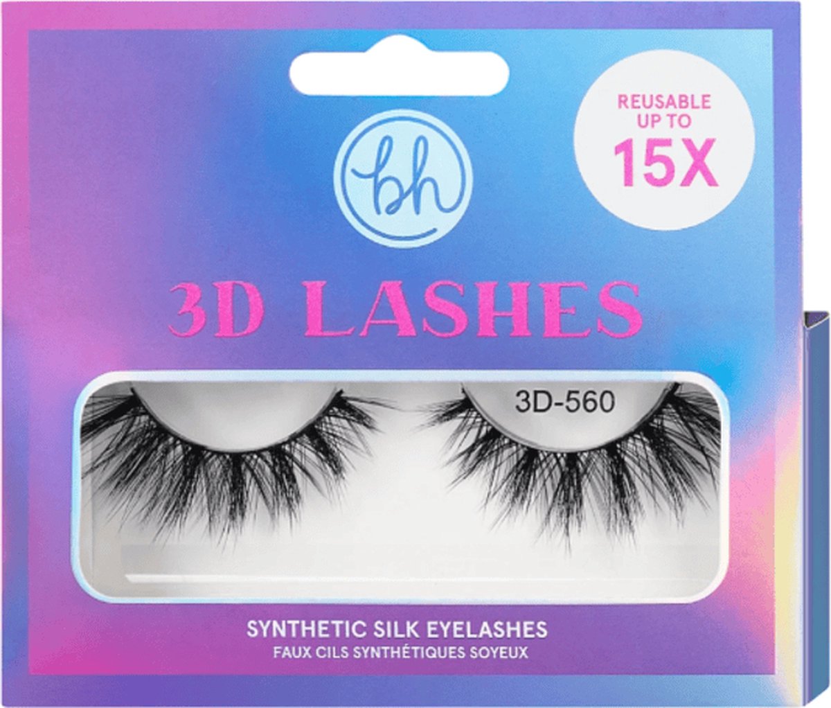 BH COSMETICS - 3D LASHES - 3D WENKBRAUWEN - TOT 15X HERGEBRUIKEN - PROFESSIONELE NEP WENKBRAUWEN - NEPWIMPERS - VOOR ELK GELEGENHEID