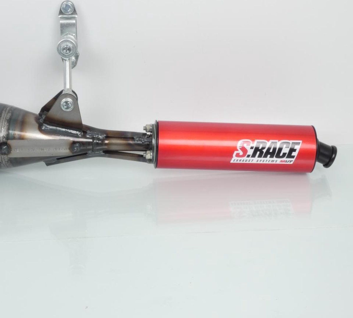 uitlaatdemper mvt voor bromfiets peugeot 50 103 rcx 1994 tot 2003 mvt s race sp2 / 63328 nieuw