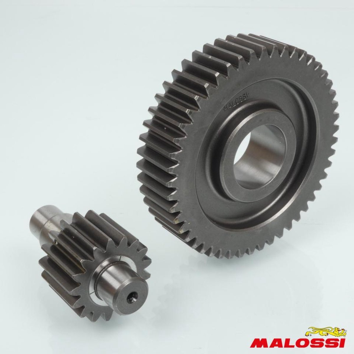 malossi transmissie achteras voor piaggio 125 beverly scooter 2000 tot 2009 6712194 / htq tandwielen 17x49 nieuw