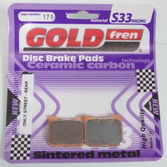 Plaquettes De Frein Avant Gold Fren Pour KTM 390 Duke 2013-2019 - Métal Fritté Or, Neuves