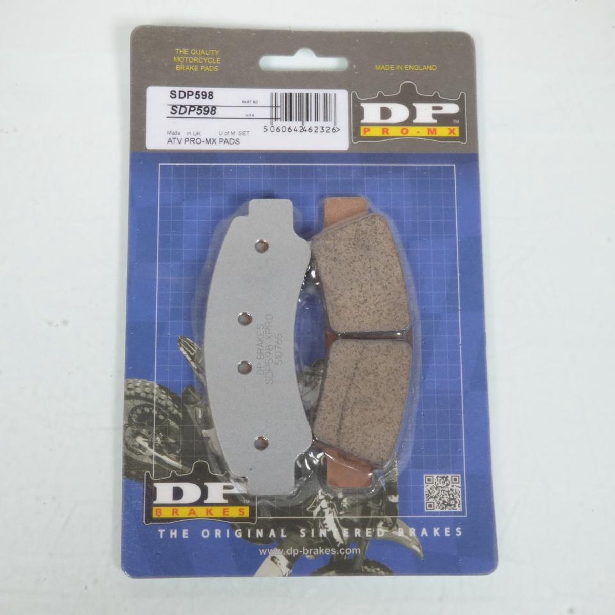 remblok dp remmen sdp598 voor quad cf moto 500 c force 2018 avg/avd