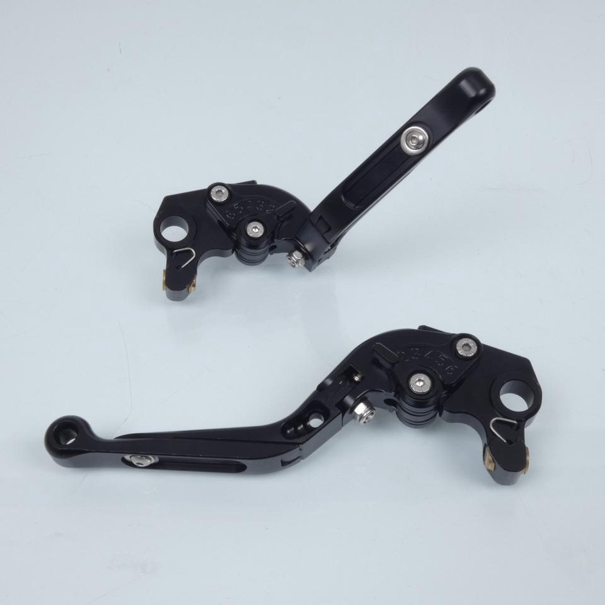 myra rechter remhendel voor ducati 944 st2 motor 1998 tot 2003 zwart aluminium cnc / paar nieuw