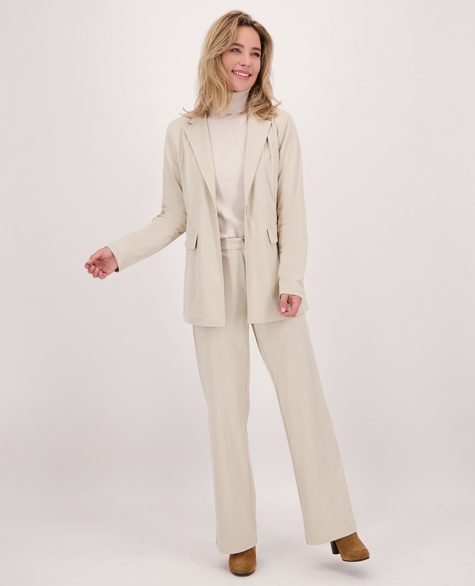 Broek Beige van Je m'appelle - Dames Travelstof- Maat XXL op Prijzenvolger.com