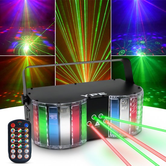 YPE® Discolamp - Party Lights - Disco licht - Party Laser - Double ...