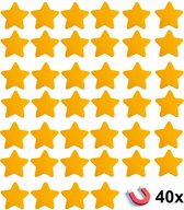 Smarfer - 40 x Sterren magneten voor sterrenkalenders - beloningssysteem - sterretjes weekplanners - Beloningssysteem - Weekplanner kind - Met planbord - dagritme – routine - autisme planner - magneetjes