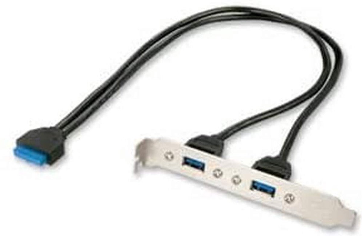 Lindy 2 Port USB 3.0 PC Back Plate