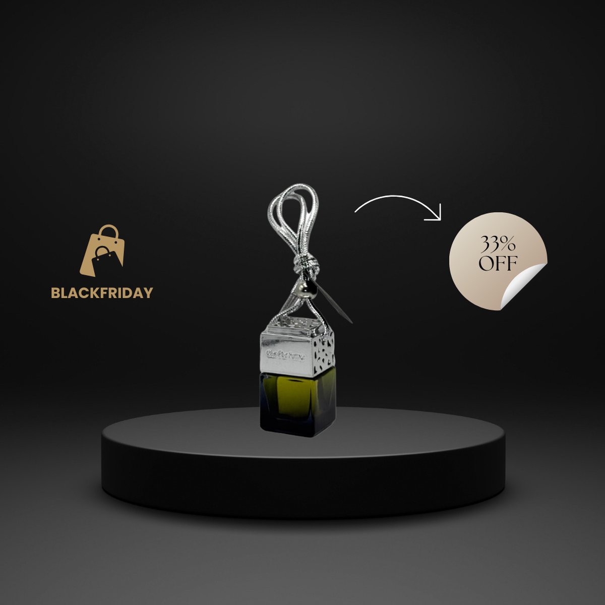Goedkoopste Ater Aurum -Kerstaanbieding 2 1 gratis - Autoparfum - Autoluchtverfrisser - Savage d' Ore - Kerstcadeau