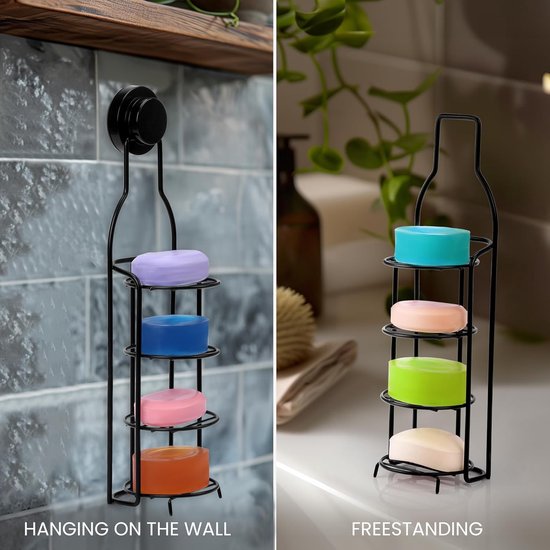 Nisje Badkamer Mat zwart 30x30x7cm Wandnis Douche - - Online Sanitairwinkel