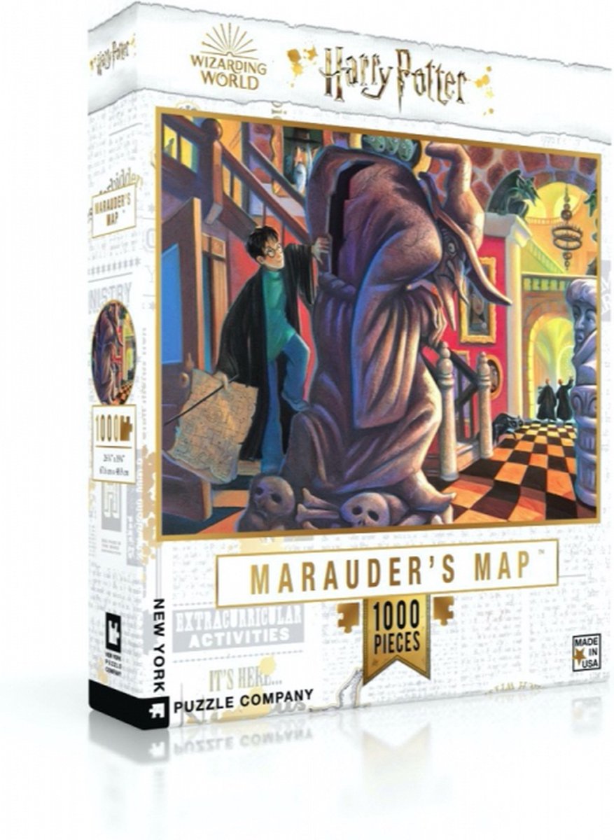 Harry Potter Marauder's Map puzzel - 1000 stukjes - New York Puzzle Company