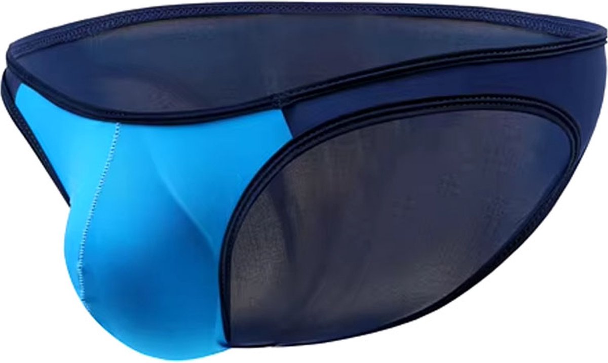Goedkoopste Blauw-Navy Heren Slip - Heren Lingerie - String Ondergoed Mannen